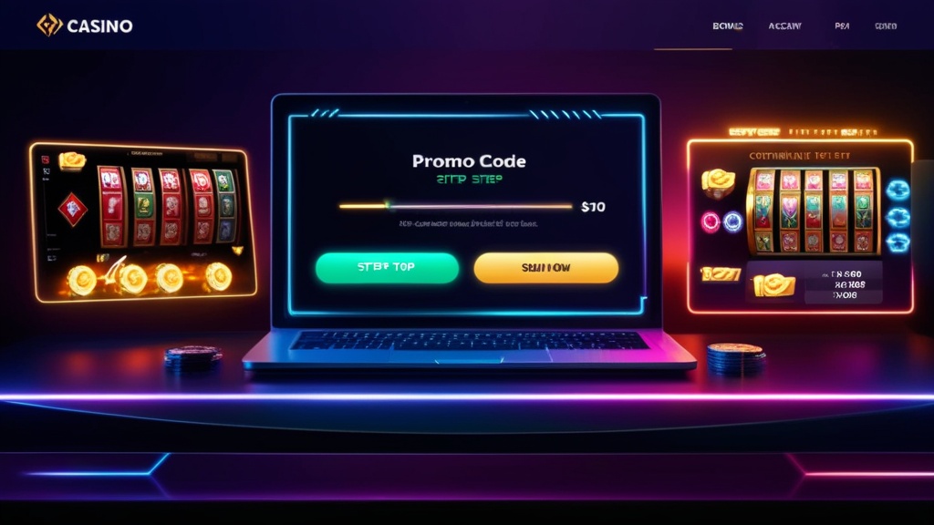 Panel de cuenta con código promocional y confirmación de bono